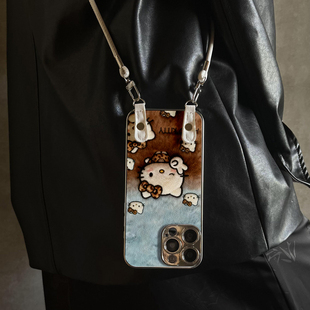 5防摔硅胶7 x7ultra全包x6 9女10 适用于OPPOReno15Pro手机壳拼色KT猫新款 11pro12套13 x9带挂绳FINDx8s