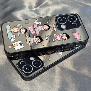 9潮Reno10 适用于OPPOReno14Pro手机壳瑜伽女孩镜面高级感a2 a3pro硅胶全包5防摔6新款 11pro十12套13 男女7