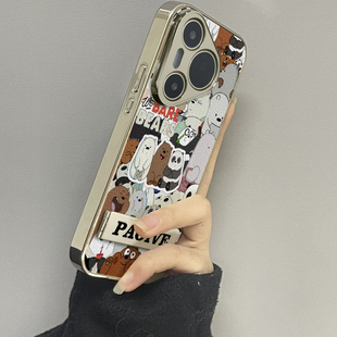 用于华为pura70proUltra手机壳小羊皮搞怪裸熊p40高级感p50e外全包防摔P60新款网红男女潮牌P70pro十套软