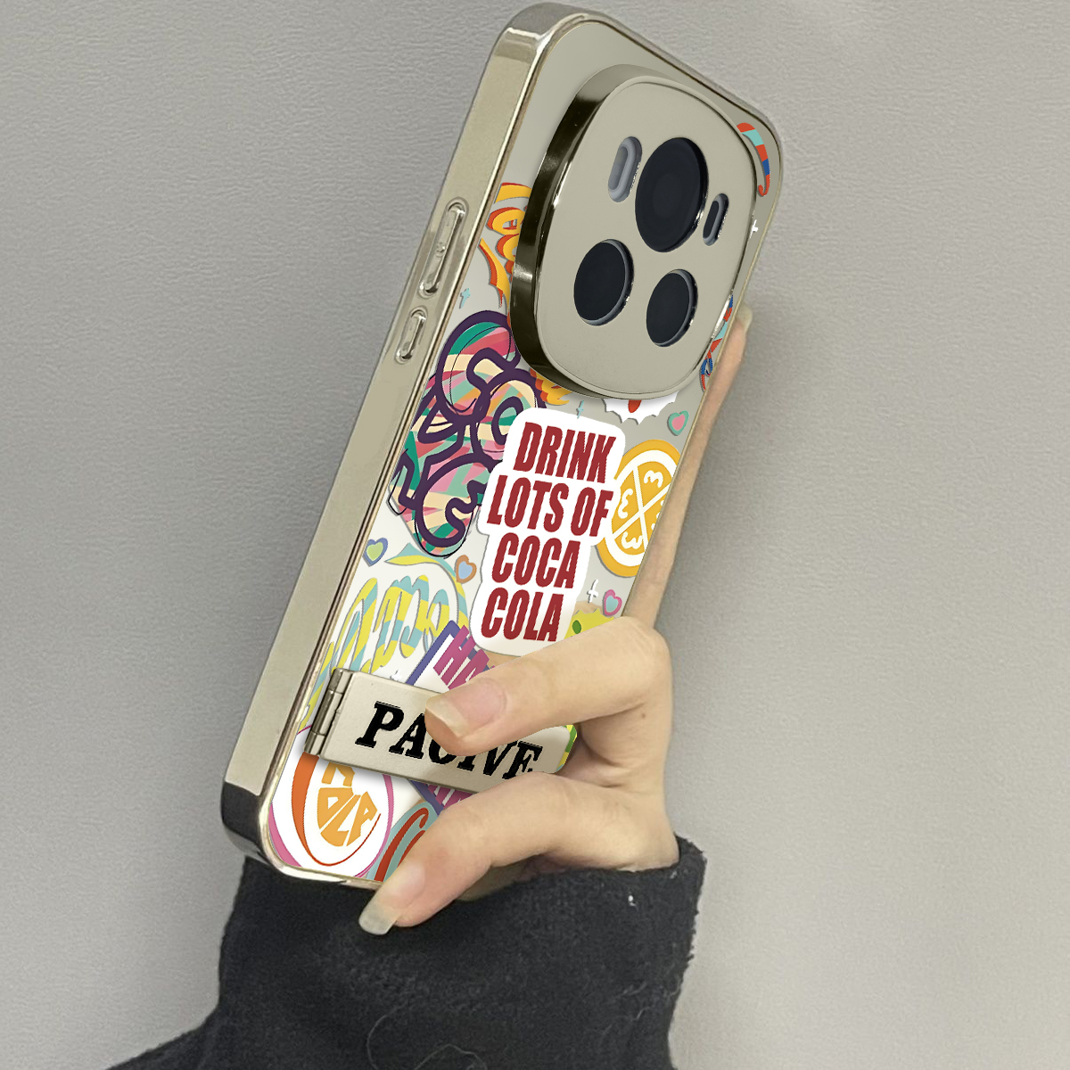 适用于荣耀Magic6pro手机壳电镀镜面彩贴英文Magic4/5外高级感硅胶全包x30/x40i防摔新款女华为荣耀X50GT套潮