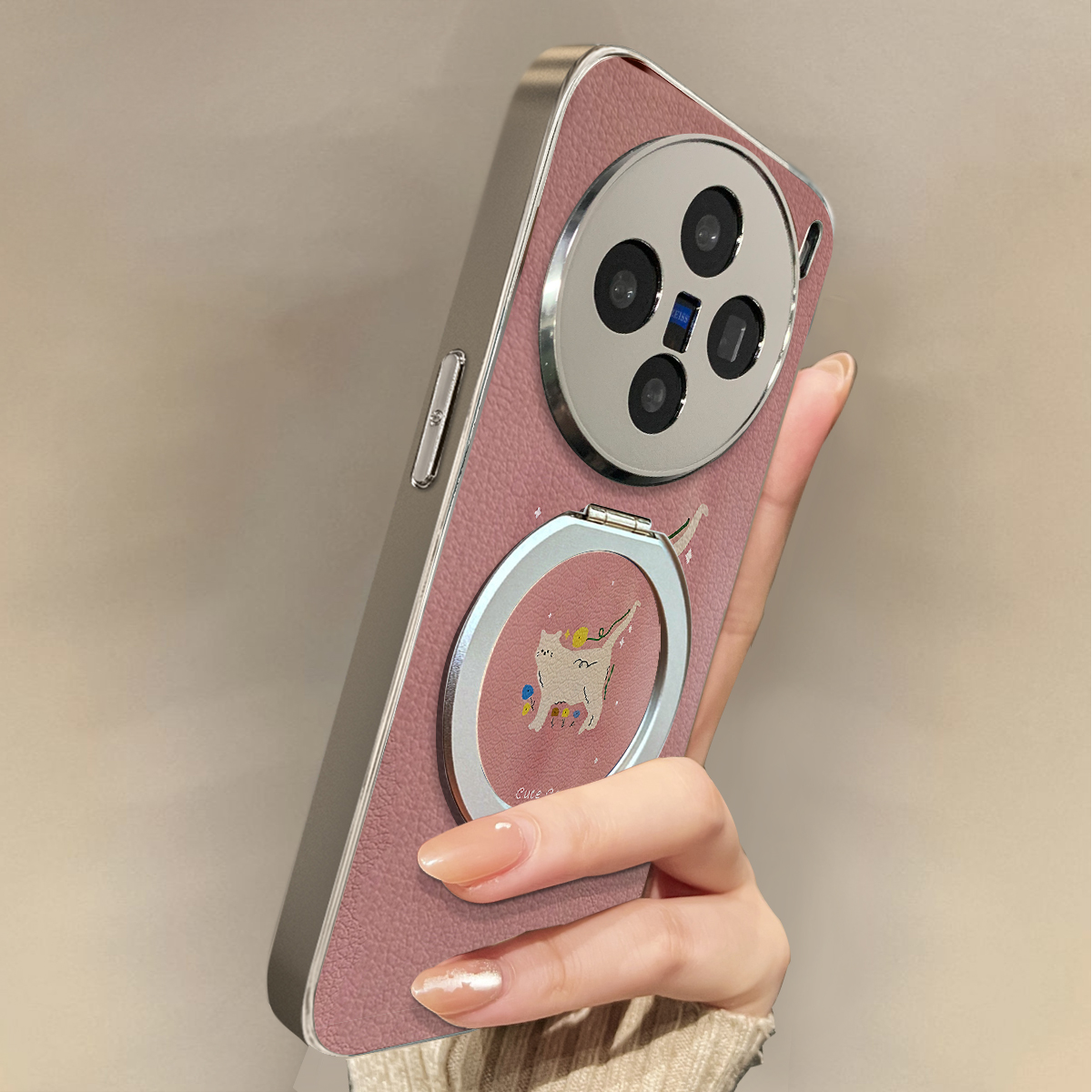 适用于vivox200ultra手机壳新款磁吸粉猫X100pro/90S/80斜跨全包S30promini/20/19/18/17套防摔Y300i带挂绳女