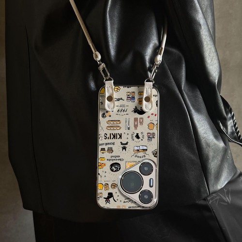 适用于华为pura80ultra手机壳甜品黑猫电镀斜跨挂绳p40外硅胶全包防摔P50e高级感p30新款男女P60套Pura70pro