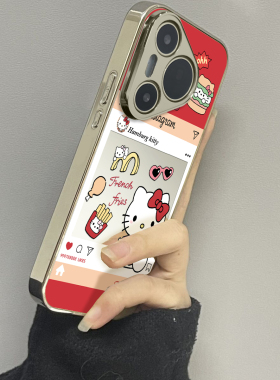 用于华为pura70proUltra手机壳镜面中国红KTp40高级感p50e硅胶全包防摔P60外新款网红男女潮牌P70pro十套硬