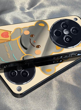 适用于OPPOfindx8Ultra手机壳镂空奶熊高级感findx5pro硅胶全包防摔个性X8S创意oppofindx7ultra套X8S+潮牌x6