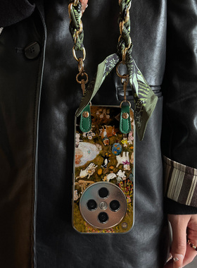 适用于OPPOReno15Pro手机壳动物乐园新款x9带挂绳FINDx8s/x7ultra全包x6/5防摔硅胶7/8/9女10/11pro12套13/14