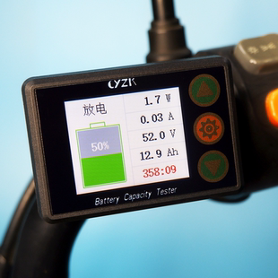 防水电动车高精准电量显示器铅酸三元磷酸铁锂电池库仑计电量显示