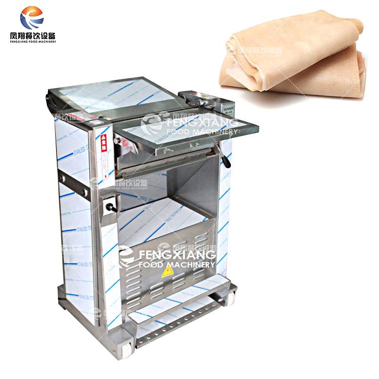 鲜猪皮分离机 大型机械化猪肉扒皮机 屠宰场自动去肉皮设备