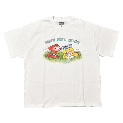 SorryMyBad Crying Tee White 恶搞设计短袖T恤