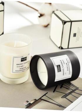 scented glass candles candle玻璃杯香薰蜡烛无烟香氛大豆蜡香味