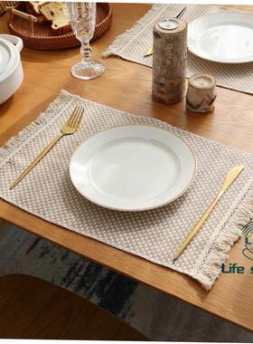 Vintage Placemats Soft Table Mats High Quality Natural Cotto
