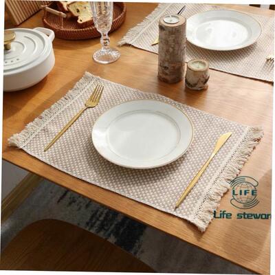 Vintage Placemats Soft Table Mats High Quality Natural Cotto
