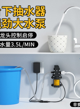 电动吸水器台下桶抽水器自动上水器非食品级抽水泵小型家用大功率