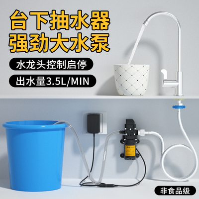 自吸水龙头水槽自动上水抽水泵水龙头供水泵自动启停洗手台专用