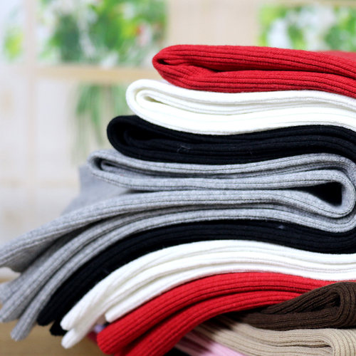 全棉弹力罗纹面料下摆衣服袖口