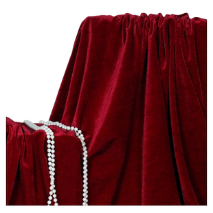 金丝绒红布加厚红色幕布暗酒红色舞台幕布背景桌布台布拍摄绒布料