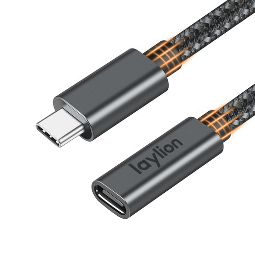 C口typec充电加延长线usb3.1gen2转接10gb适用任天堂switch电脑PD