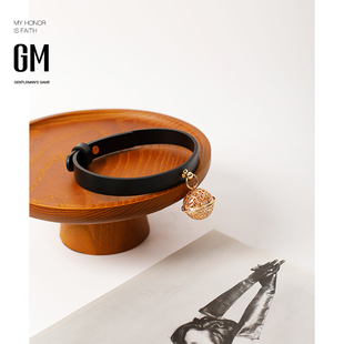 情趣项圈真皮项圈choker项圈颈环项链带牵引绳项圈