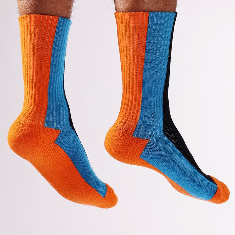 SOX&CO.男2022中筒拼色运动袜