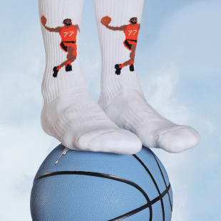 SOX&CO.原创篮球袜体育生男健身吸汗运动袜毛巾底 周杰伦同款