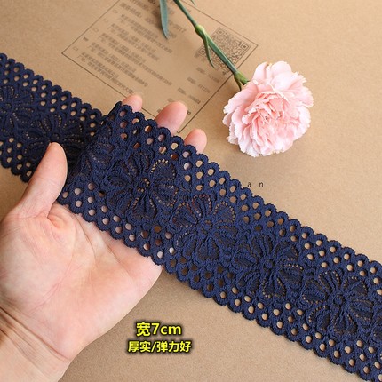 秋冬新品 加厚密实弹力蕾丝边 diy手工娃衣裙边袖子加长服装辅料