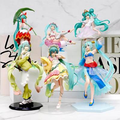 初音未来手办模型摆件公仔美少女水冰月二次元蕾姆亚丝娜周边合集