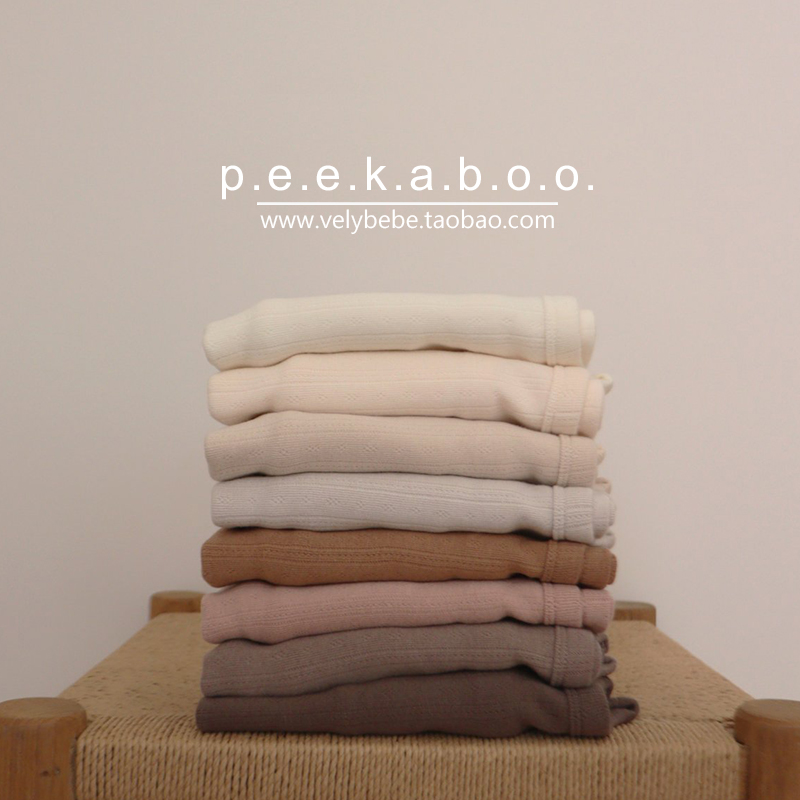 【春秋】peekaboo正品韩国童装儿童家居服睡衣套装秋衣秋裤修身
