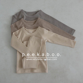 秋衣秋裤 韩国儿童家居服宝宝睡衣套装 春秋 peekaboo童装