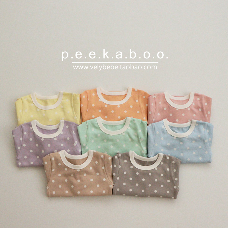 【清货不退换】peekaboo正品韩国童装儿童家居服夏季宝宝睡衣套装