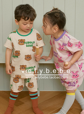 【夏】cordi-i正品韩国童装儿童宝宝短袖套装幼儿园穿搭可爱童趣