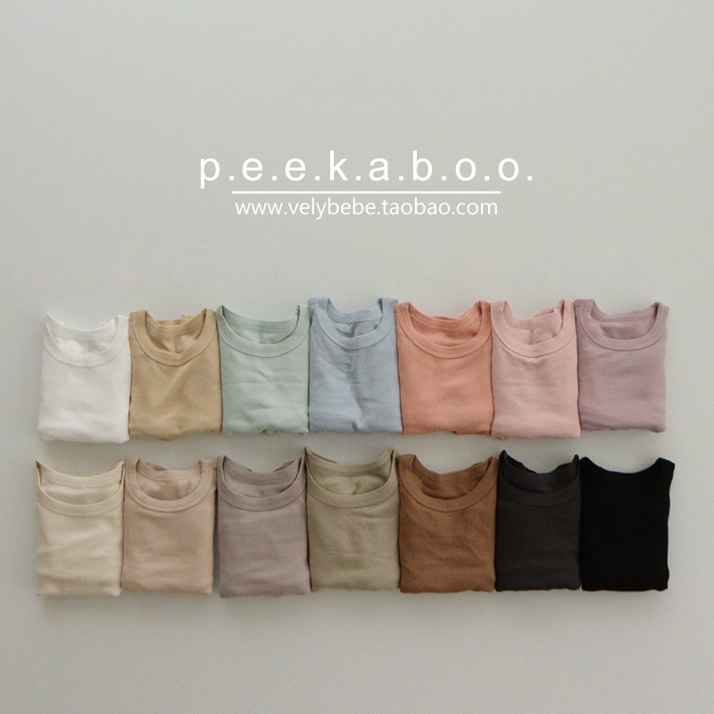 【夏】peekaboo正品韩国童装儿童家居服宝宝睡衣套装清凉弹力