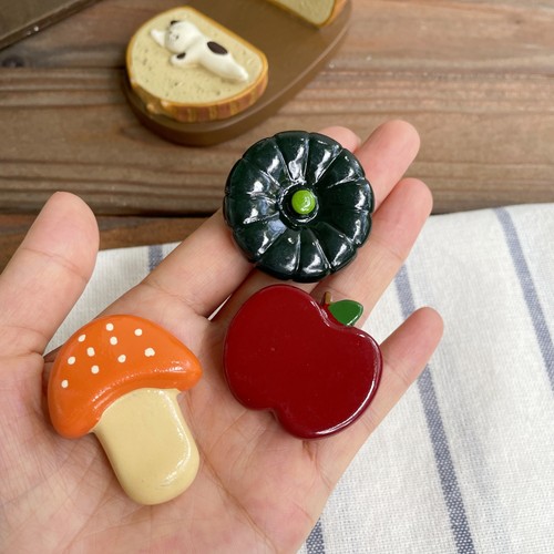 树下盒 森系田园风蔬果筷子架复古蘑菇苹果南瓜造型筷子托