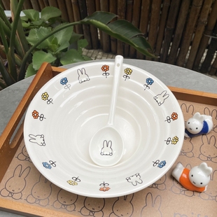 树下盒耐高温日式 陶瓷拉面碗高颜值米菲沙拉碗学生宿舍泡面碗