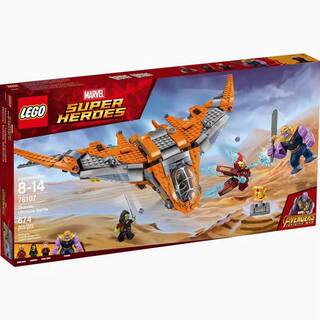 LEGO乐高 76107 复仇者联盟 灭霸之战斗飞机钢铁侠积木玩具