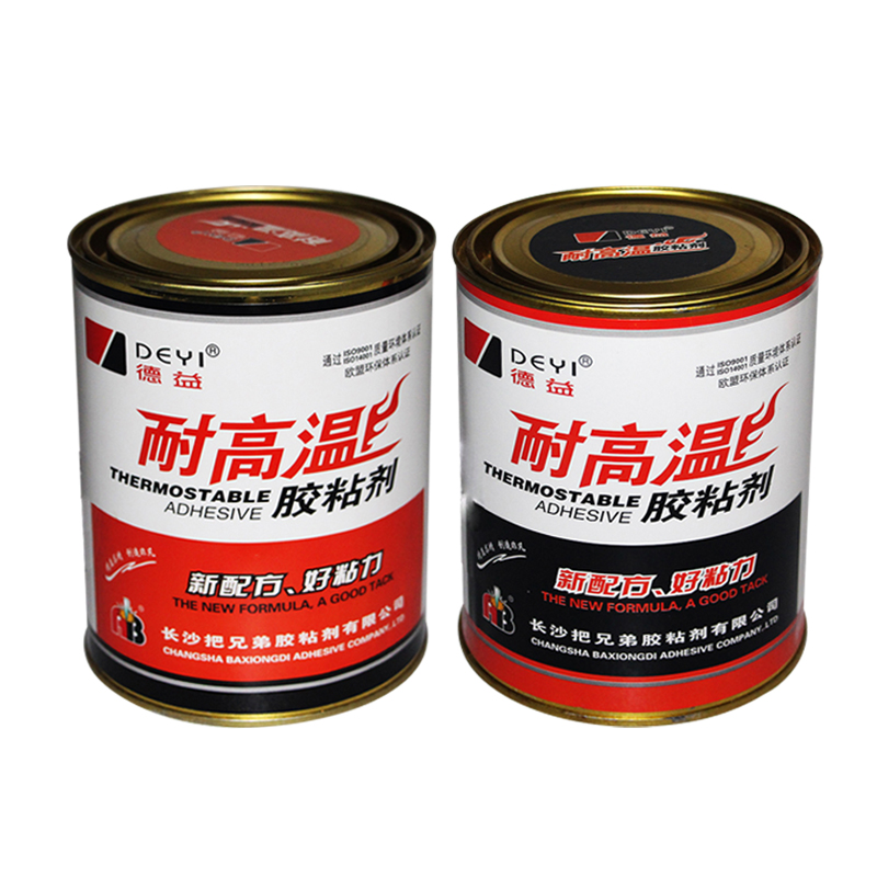 德益E802耐高温胶 可粘接陶瓷金属玻璃混凝土 AB双组分环氧胶水2KG 耐温150-220℃长期可耐180℃