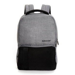 祥兴箱包SUISSEWIN轻便背包上下班双肩包小电脑包校园书包厚实新