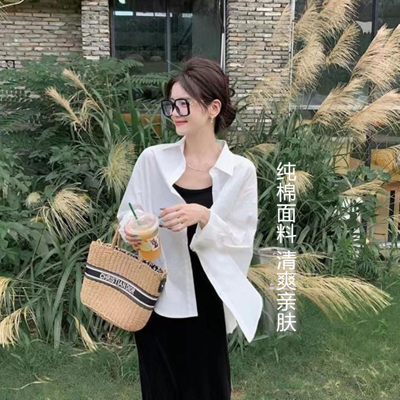 衬衫衬衣女款2025新款爆款高级感减龄洋气质上衣小衫防晒衬衫外套