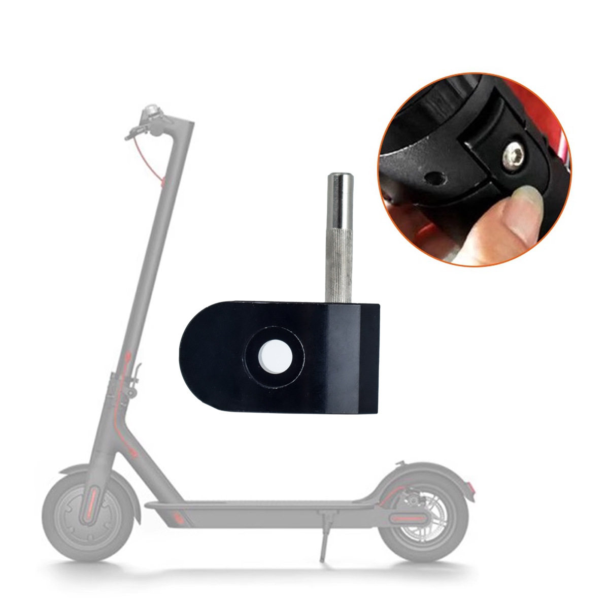 适用于小米M365pro滑板车配件折叠铝合金锁铰链扣电单车折叠锁扣