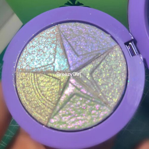 清仓JeffreeStar高光拼盘爆闪变色J姐粉紫色闪片春季新品