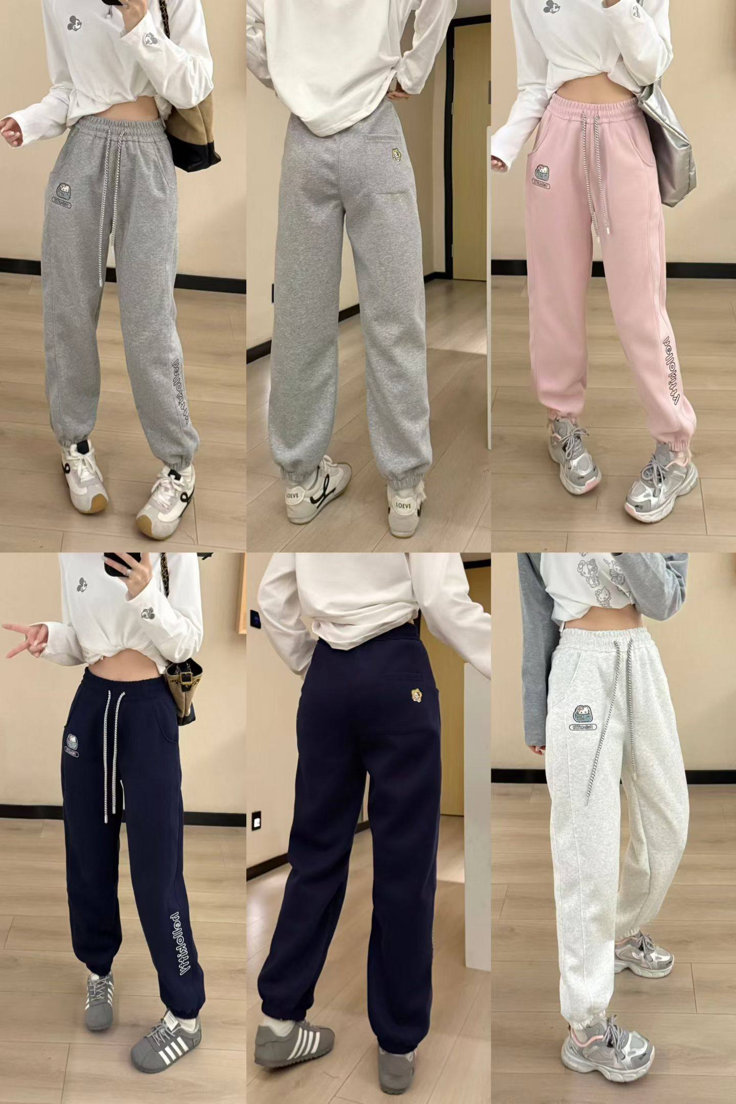 春秋kt可爱刺绣卫裤,女装/女士精品,卫裤,淘宝优惠券,粉丝福利购,淘宝优惠卷