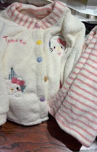 秋冬kt猫睡衣套装