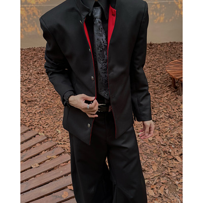 LACANEDE新中式立体正肩西装外套