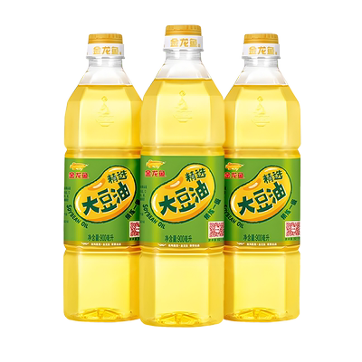 金龙鱼精炼一级大豆油煎炸小瓶装