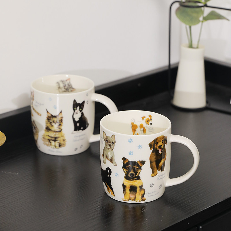 利快德国进口陶瓷马克杯KONITZ咖啡U型陶瓷水杯高级实用送客户