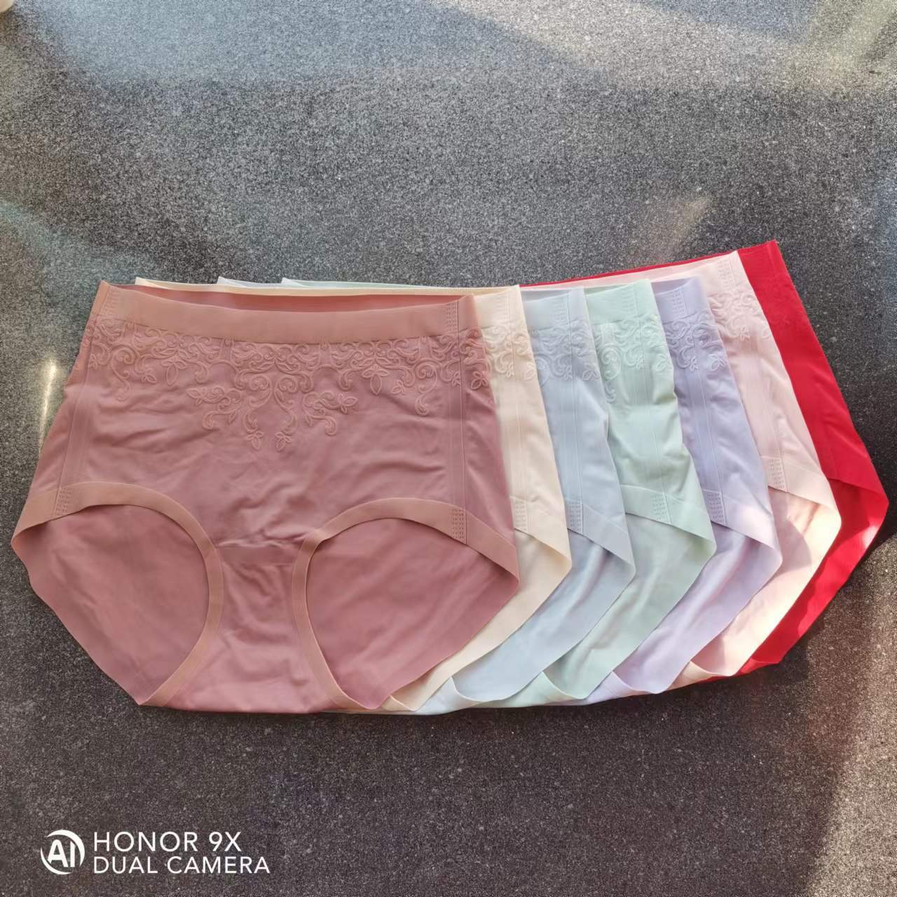 种颜色同款女郎淑型裤高腰冰丝