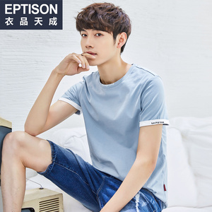 衣品天成新款纯色短袖t恤
