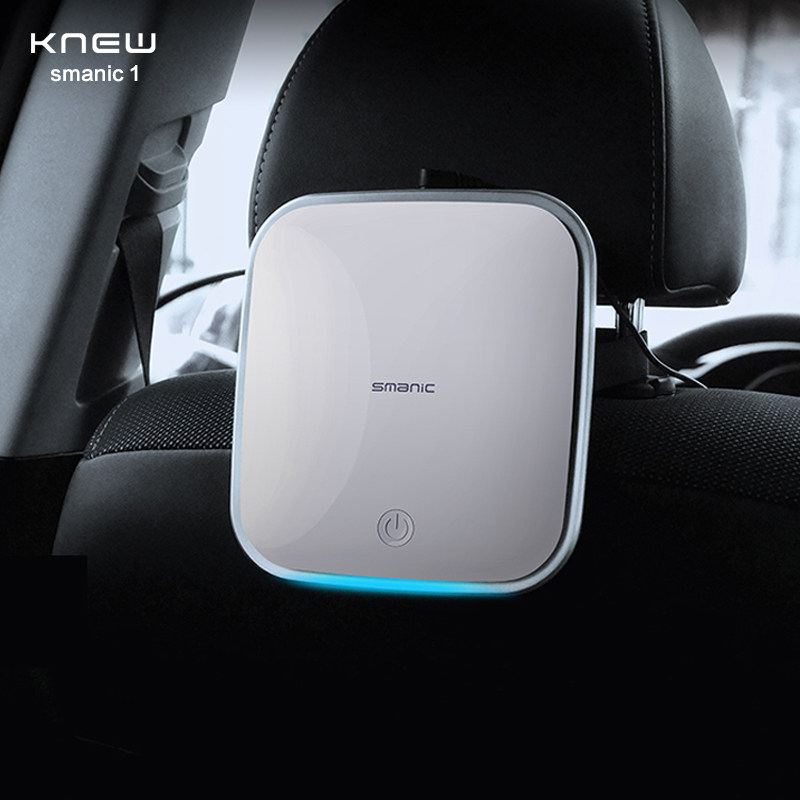[KNEW科技官方自营店车用氧吧,空气净化器]smanic车载空气净化器除甲醛苯烟月销量1件仅售245元