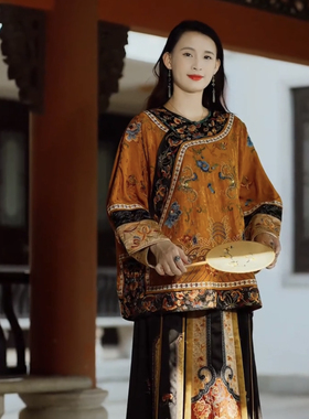 【玉瑶】楚馨原创唐装民族风刺绣高端刺绣人丝改良新中式国风上衣