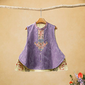 双面穿新中式 国风刺绣马甲女春秋原创国风民族风背心两面可穿坎肩