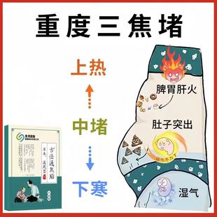 【香港国医】上热下寒中焦淤堵三焦不通虚不受补古法通焦贴调脾胃