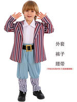 Halloween costumes are selling like hot cross-border: Charlie and the Chocolate Factory performance costumes, children's cosplay performance costumes, and Wonka thumbnail 5